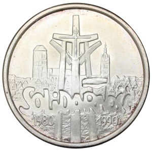 Third Republic, 100,000 zloty 1990 Solidarity type B