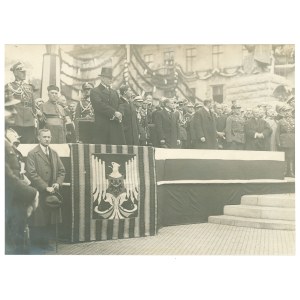II RP, Photo President Moscicki in Katowice, Poland