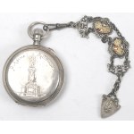 Poland, Patriotic pocket watch Mickiewicz monument - Lilpop