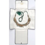 India, Gold necklace with diamonds