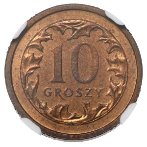 Third Republic, 10 pennies 2006 - Sample bronze NGC MS64