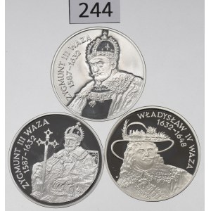 Terza Repubblica, set di 10 monete d'oro 1998-99