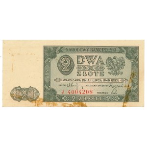 PRL, 2 zlotys 1948 A