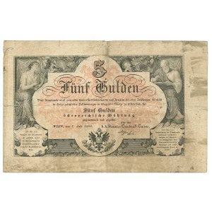 Austria (Galicia), 5 guldens 1866 (5 Rhenish gold)