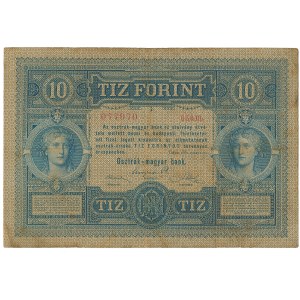 Austria-Hungary, 10 guldens 1880