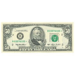 USA, $50 1993, B/C-Serie mit Stern, Withrow &amp; Bentson