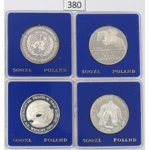 People's Republic of Poland, Set of 500 Gold 1985-88