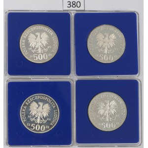 People's Republic of Poland, Set of 500 Gold 1985-88