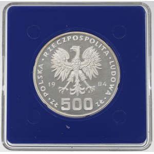 People's Republic of Poland, 500 zloty 1984 Environmental Protection - Swan