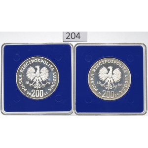 People's Republic of Poland, Set of 200 Gold 1979-82
