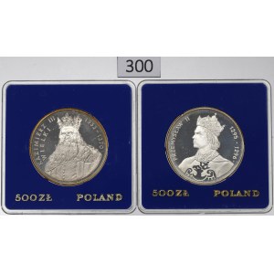 Poľská ľudová republika, sada 500 zlotých 1985-87