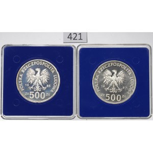 People's Republic of Poland, Set of 500 Gold 1985-87