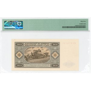 PRL, 10 złoty 1948 AC - PMG 55