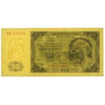 PRL, 50 zloty 1948 ED - PMG 63