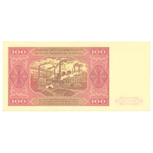 People's Republic of Poland, 100 gold 1948 IY