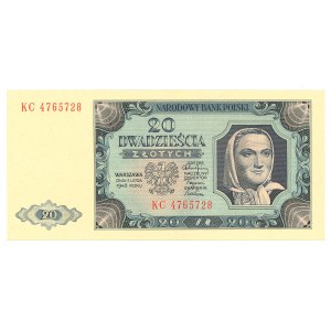 PRL, 20 Zloty 1948 KC