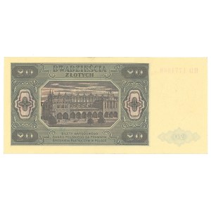 Volksrepublik Polen, 20 Zloty 1948 HD