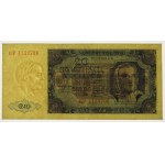 People's Republic of Poland, 20 zloty 1948 GP - ribbed paper