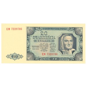 PRL, 20 złotych 1948 EM