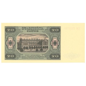 PRL, 20 złotych 1948 EM