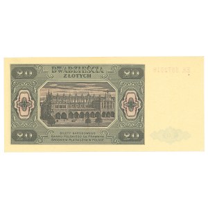 People's Republic of Poland, 20 gold 1948 EK