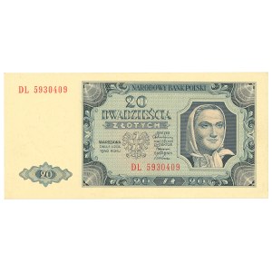 PRL, 20 złotych 1948 DL