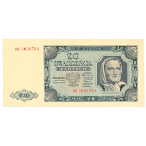 PRL, 20 złotych 1948 DB