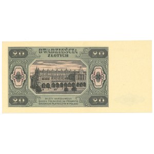 People's Republic of Poland, 20 gold 1948 CK