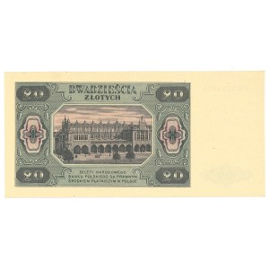 PRL, 20 Zloty 1948 BM