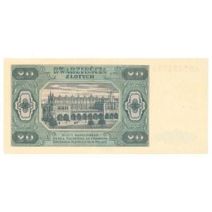 People's Republic of Poland, 20 zloty 1948 AD