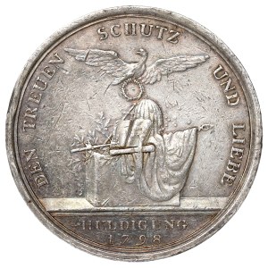 Germany, Medal Homage to the Tributaries in Berlin 1798