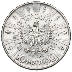 II Republic of Poland, 10 zloty 1939 Pilsudski