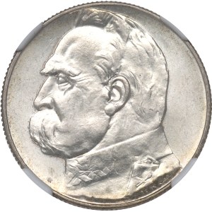 II RP, 5 Zloty 1935 Piłsudski - NGC MS62