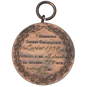 II RP, Third place medal V National Shooting Competition Lviv 1930