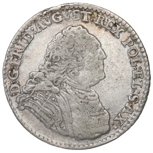 August III. Sas, 1/6 Taler 1763