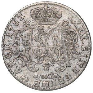 August III. Sas, 1/6 Taler 1763