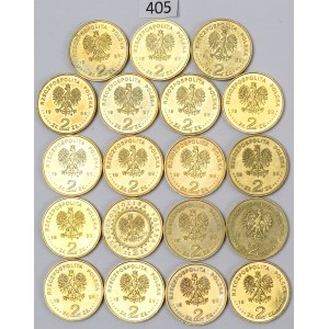 Terza Repubblica, set di 2 monete d'oro 1996-99