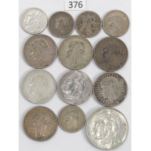 Second Polish Republic, Set of 2-10 złoty 1932-36