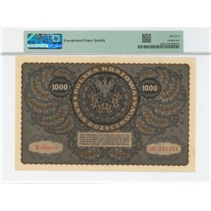 II RP, 1000 Polish marks 1919 III SERJA S - PMG 65 EPQ