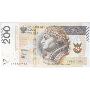 Dritte Republik, 200 Zloty 2015 CY - Übergangsserie