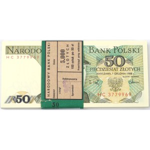 PRL, Bank package 50 zlotys 1988 HC