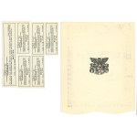 Second Polish Republic, F. Romaszkan Paper Factory in Wadowice, 1927, 5 x 200 PL