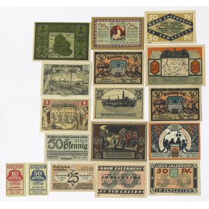 Poland/Germany Notgeld Set - 17 pcs.