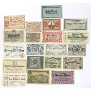 Germany, Set of notgelds - 20 pcs.