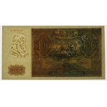 GG, 100 złotych 1941 - Ser.A 1234567 / A 8900000 - perforacja WZÓR - PMG 66 EPQ
