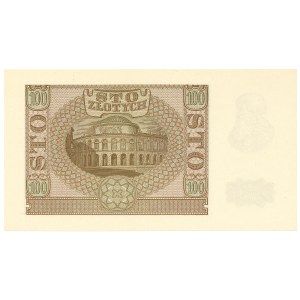 GG, 100 zloty 1940 B - ZWZ era forgery - cherry numerator