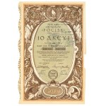 II RP, Pocisk Ammunition Works, 10 x 100 zloty action 1930