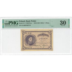 II Republic of Poland, 1 zloty 1919 - PMG 63