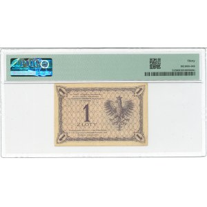 II Republic of Poland, 1 zloty 1919 - PMG 63