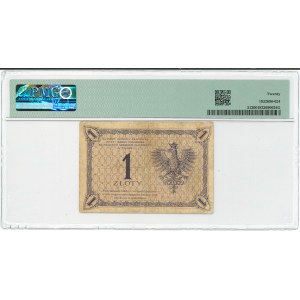II Republic of Poland, 1 zloty 1919 - PMG 63
